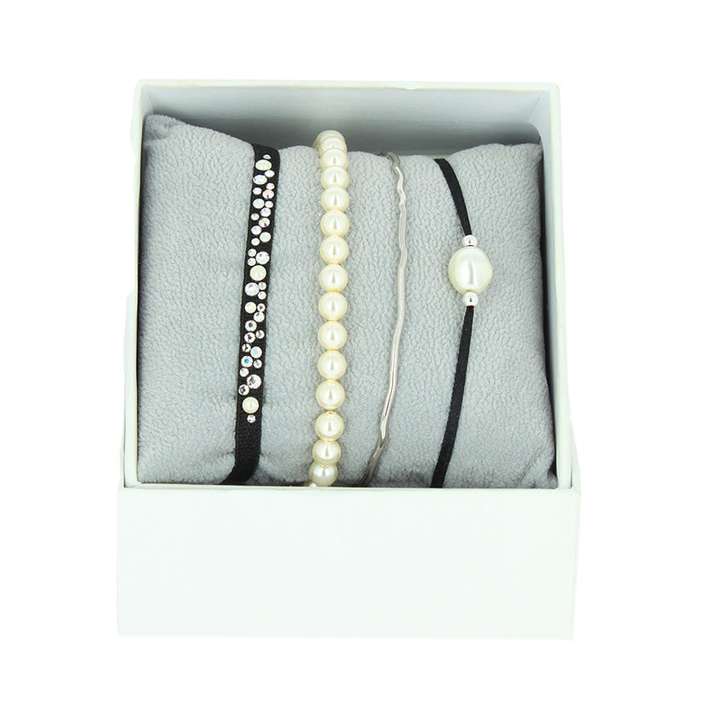 Rhinestone box pearl 22