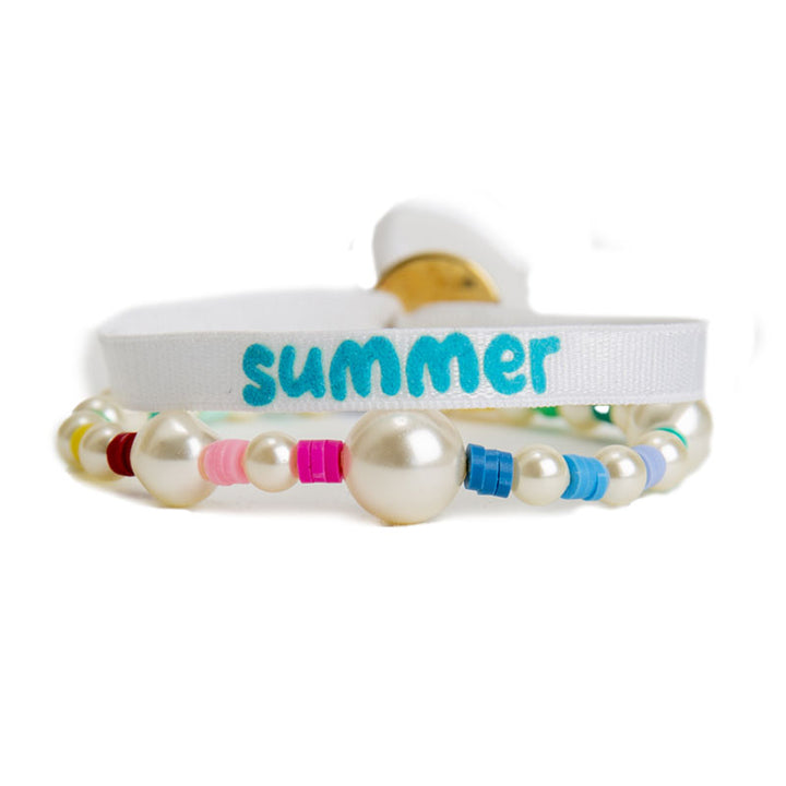 Summer bracelet + pouch set