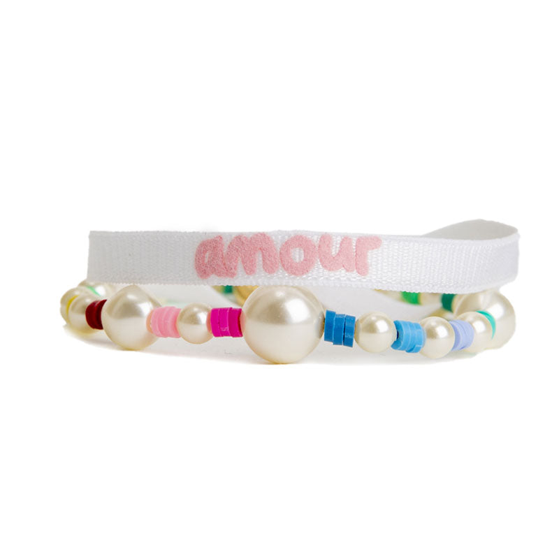 Love bracelets + pouch set