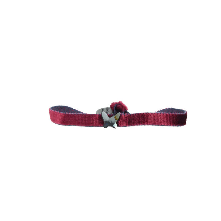 Bracelet papillon stretch velours