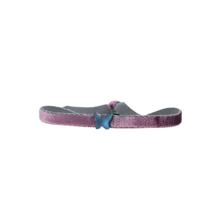 Bracelet papillon stretch velours