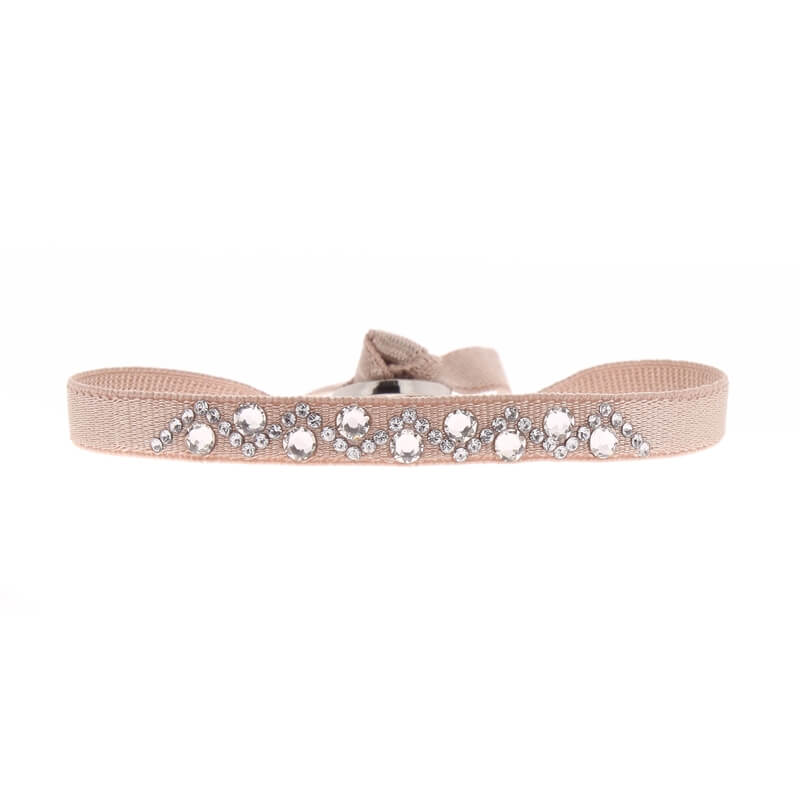 Rhinestone triangle bracelet - 6mm