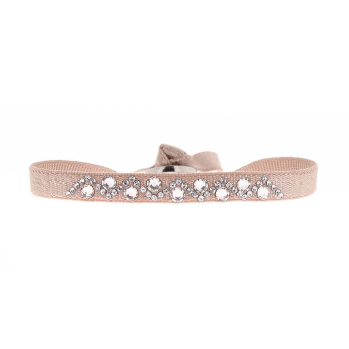 Rhinestone triangle bracelet - 6mm