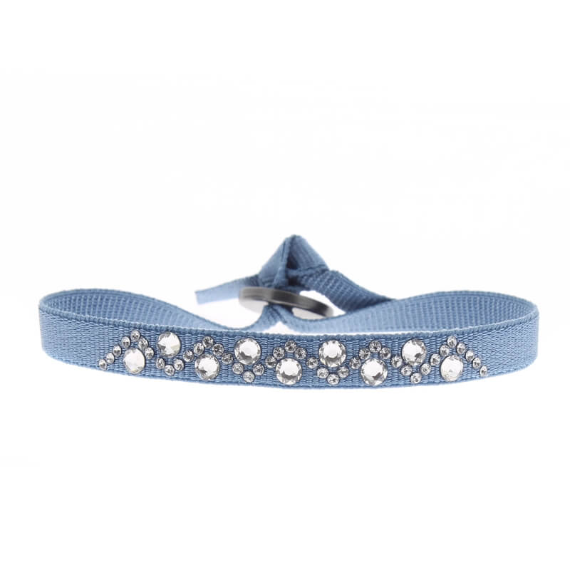 Rhinestone triangle bracelet - 6mm