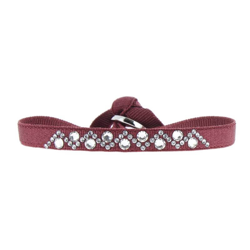 Rhinestone triangle bracelet - 6mm