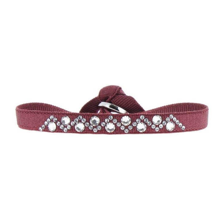 Rhinestone triangle bracelet - 6mm