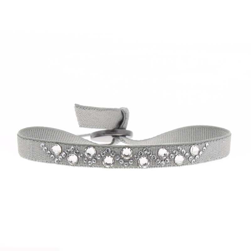 Rhinestone triangle bracelet - 6mm