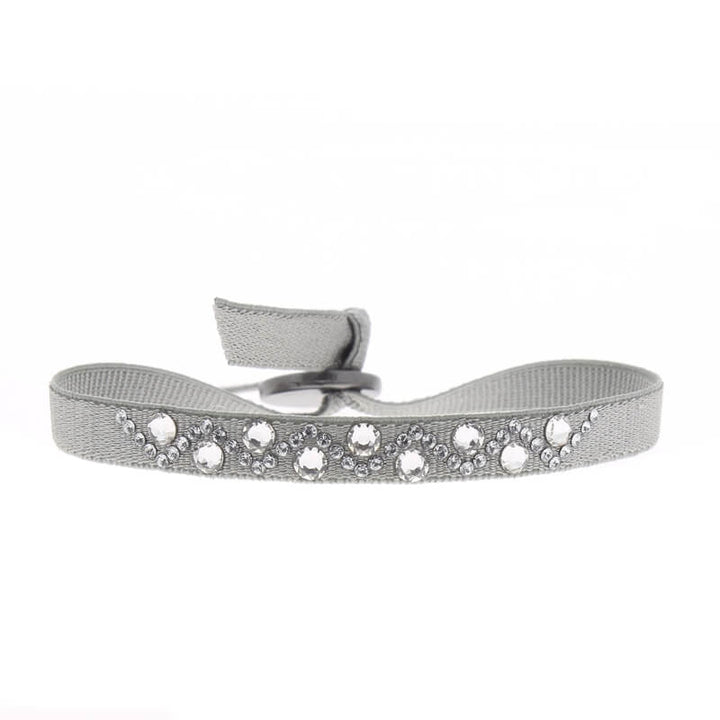 Rhinestone triangle bracelet - 6mm