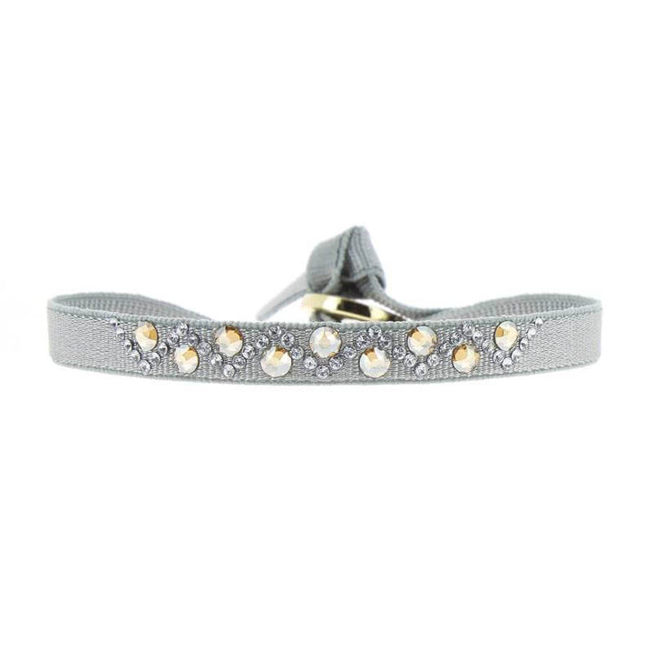 Rhinestone triangle bracelet - 6mm