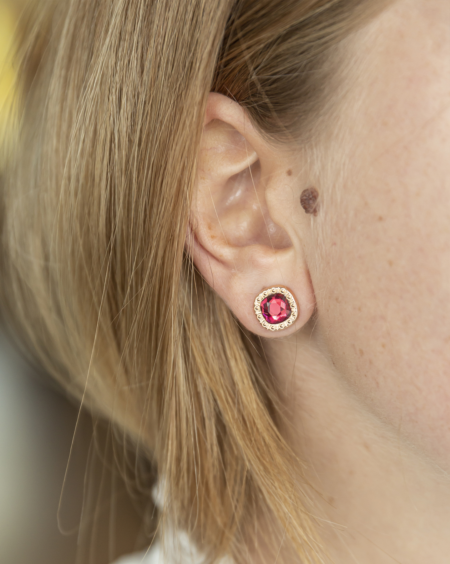 Boucles d oreille Université Martelé MM - Autre image 1